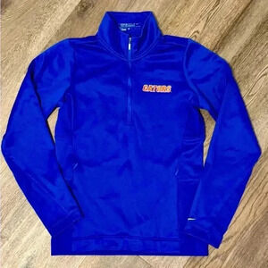 Florida Gators Small Blue Nike Performance 1/2 Zip